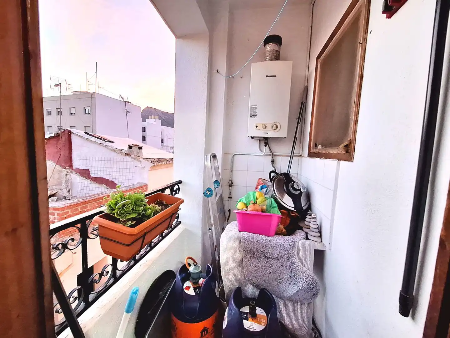 Terraza de Apartamento en venta en Calpe / Calp con Aire acondicionado y Terraza