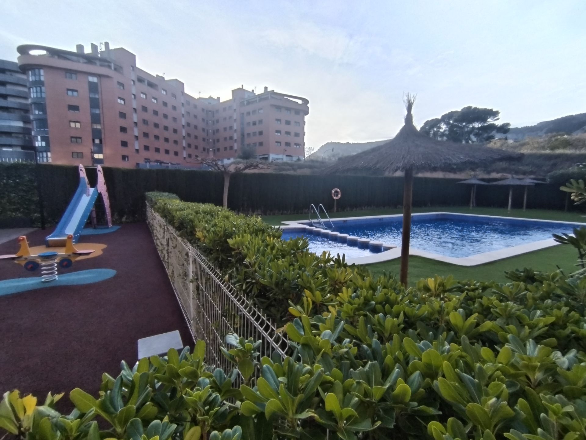 Swimming pool of Flat for sale in Alcoy / Alcoi  with Air Conditioner, Heating and Storage room