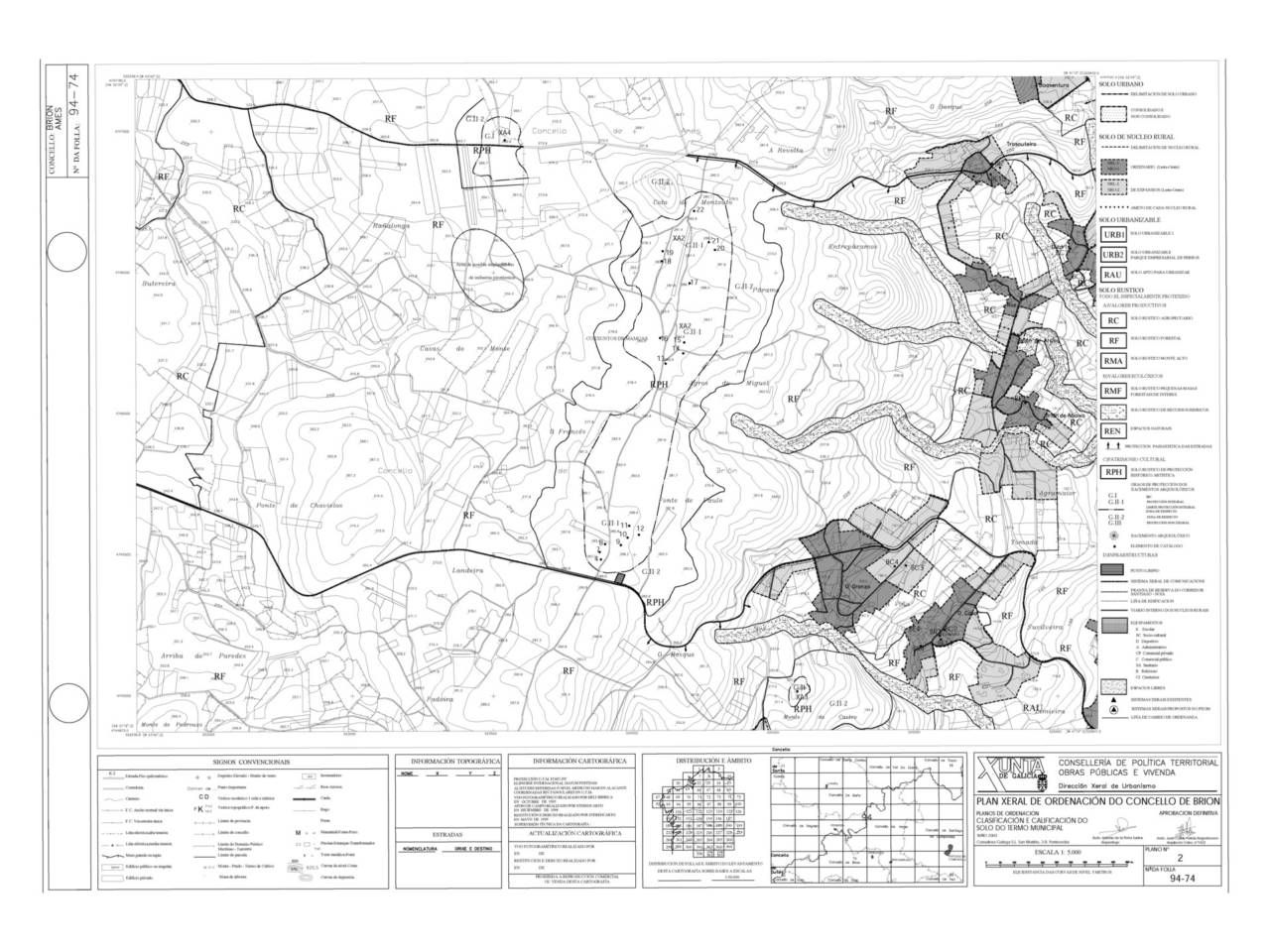 Vista exterior de Terreno industrial en venta en Brión