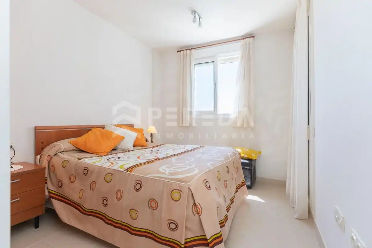 Bedroom of Flat for sale in Roquetas de Mar  with Air Conditioner, Terrace and Furnished