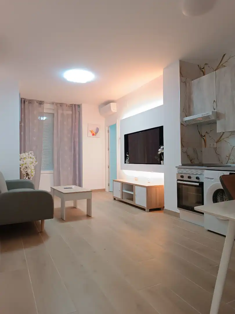 Sala d'estar de Apartament de lloguer en Coslada amb Aire condicionat, Calefacció i Moblat