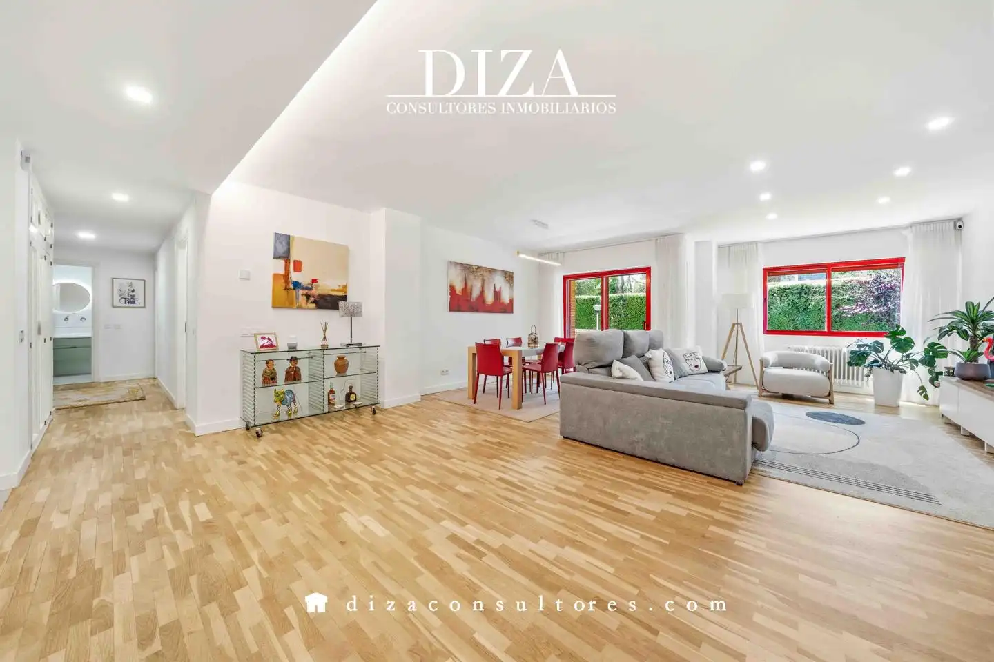 Sala d'estar de Pis en venda en Pozuelo de Alarcón amb Aire condicionat, Calefacció i Terrassa