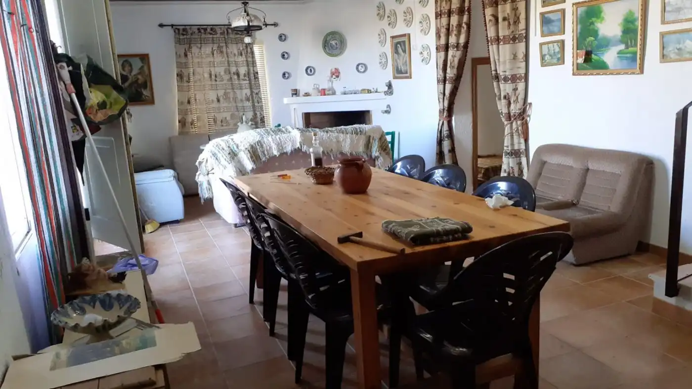Menjador de Finca rústica en venda en Bayarque amb Traster