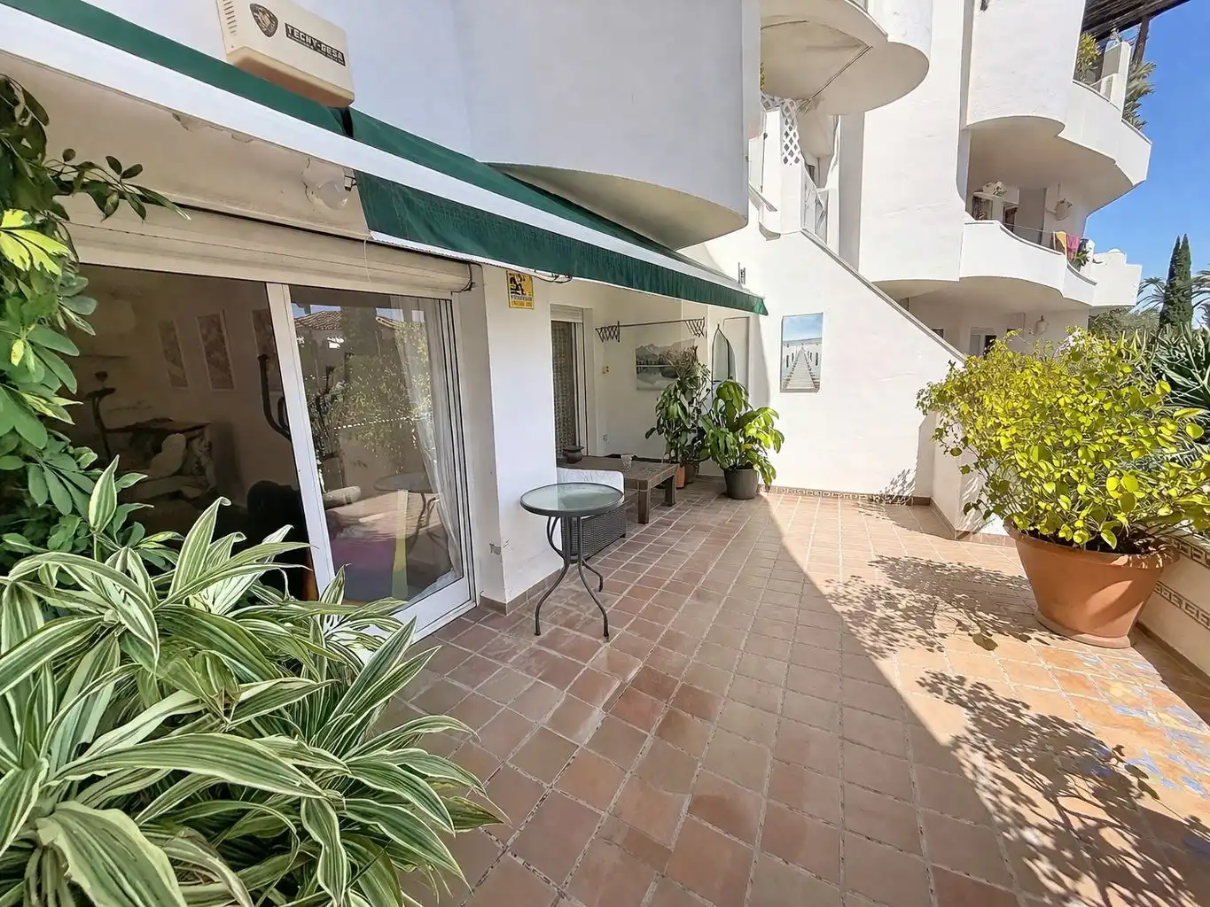 Terrace of Apartments for sale in Mijas  with Private garden, Alarm and Community pool