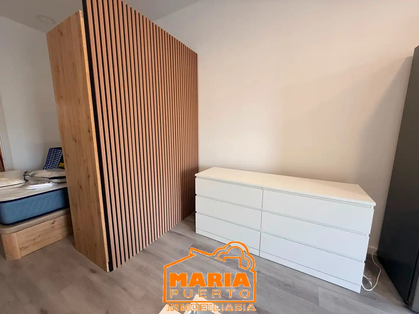 Schlafzimmer von Wohnung zur Miete in Málaga mit Klimaanlage und Möbliert