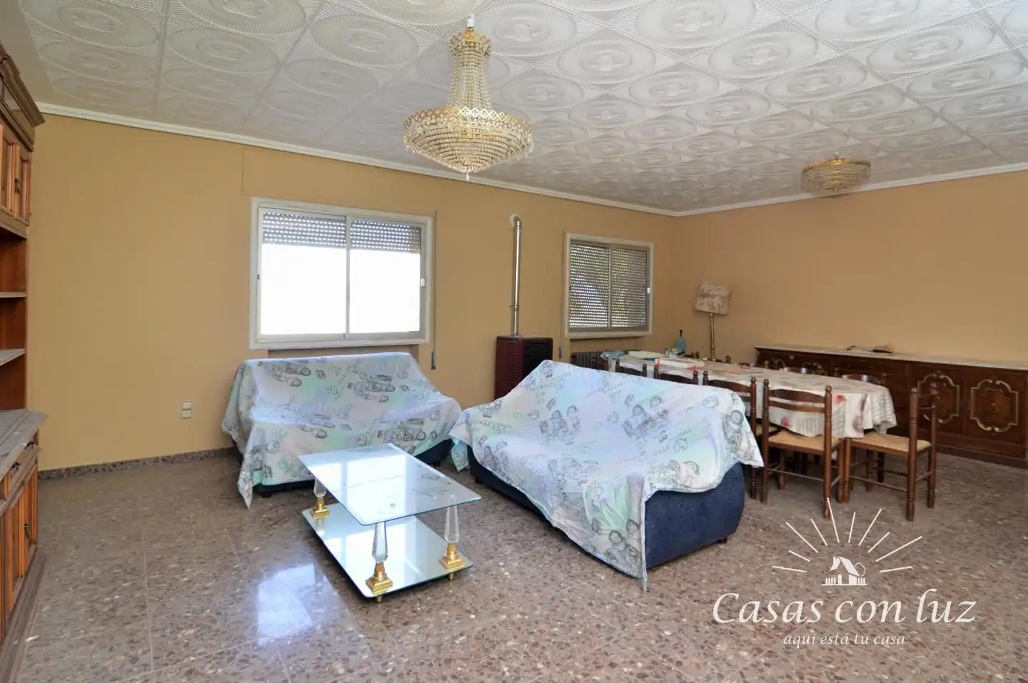 Sala d'estar de Casa o xalet en venda en Barrios rurales del oeste