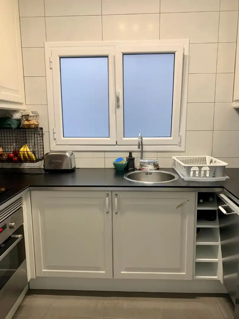Küche von Wohnung zum Verkauf in Sant Feliu de Guíxols mit Heizung, Terrasse und Ofen
