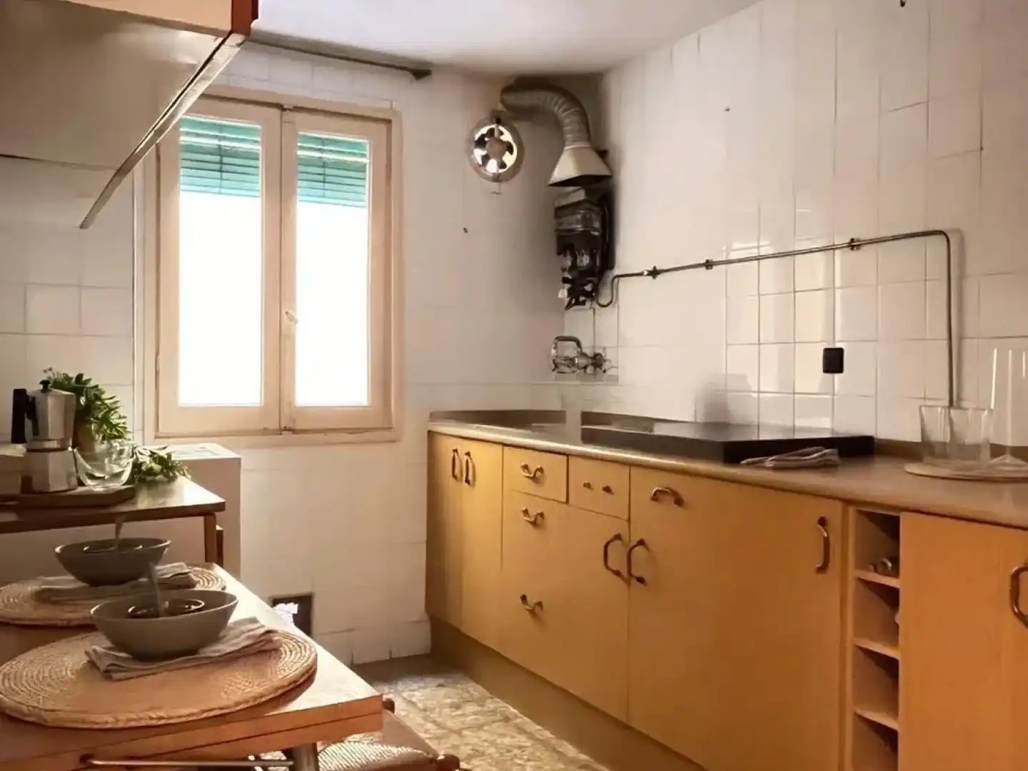 Kitchen of Flat for rent in Alicante / Alacant  with Swimming Pool, Furnished and TV