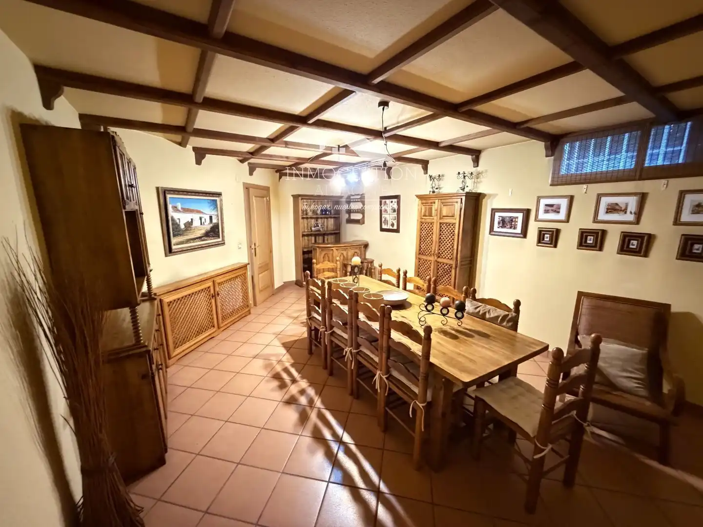 Dining room of Detached homes for sale in Albacete  with Air Conditioner, Heating and Parquet flooring