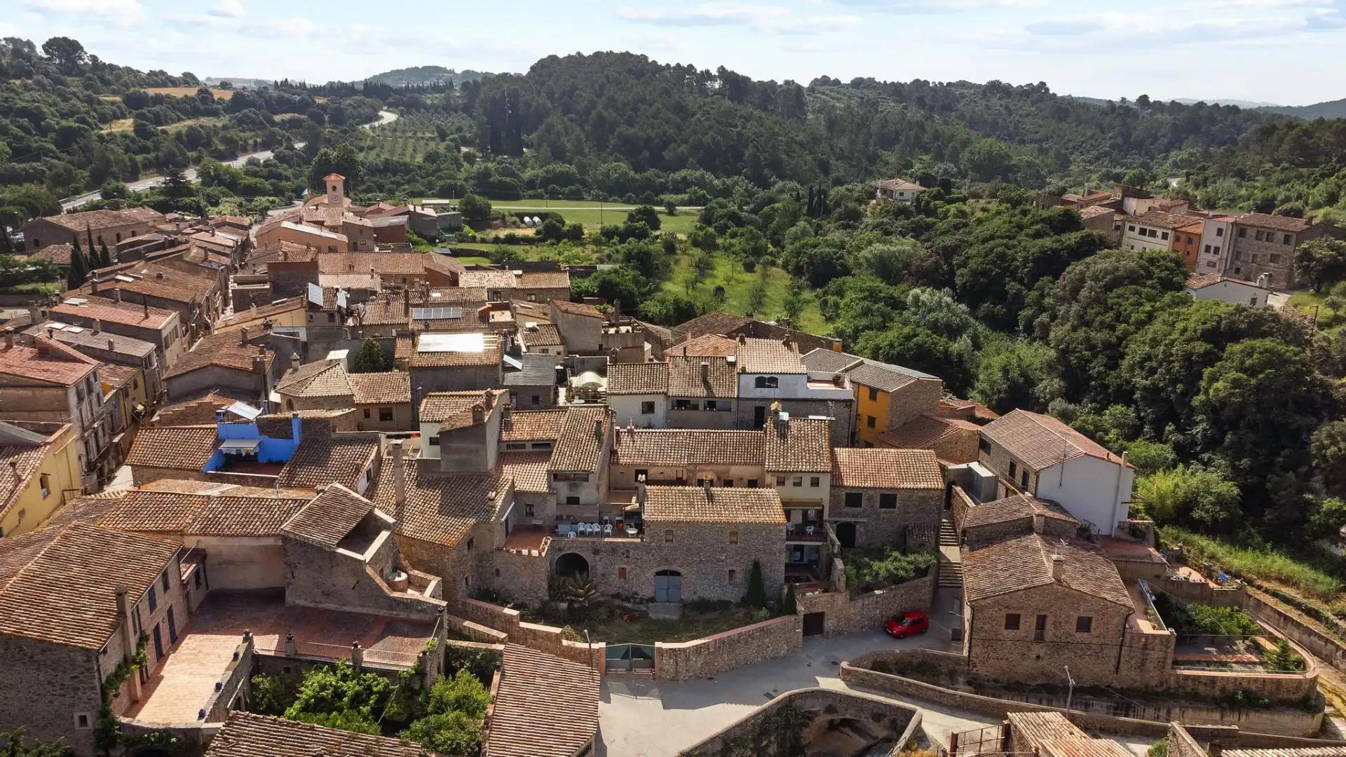 Vista exterior de Casa o xalet en venda en Terrades amb Terrassa