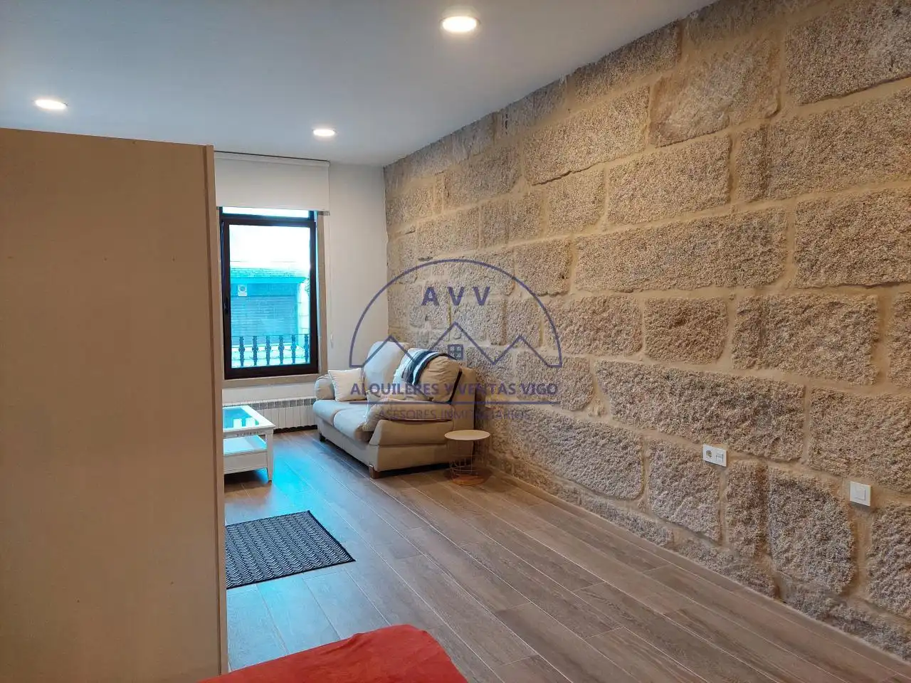 Sala de estar de Loft de alquiler en Vigo  con Calefacción y Amueblado