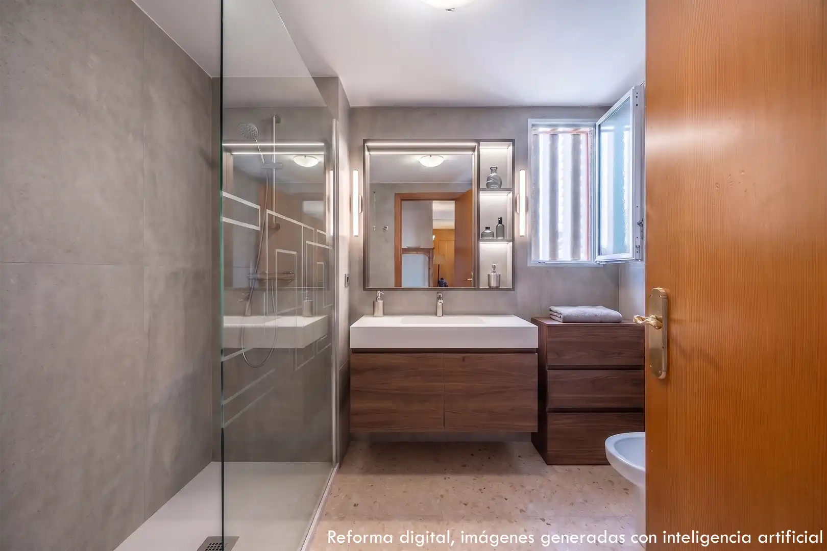 Baño de Piso en venta en Benidorm con Piscina, Amueblado y Piscina comunitaria