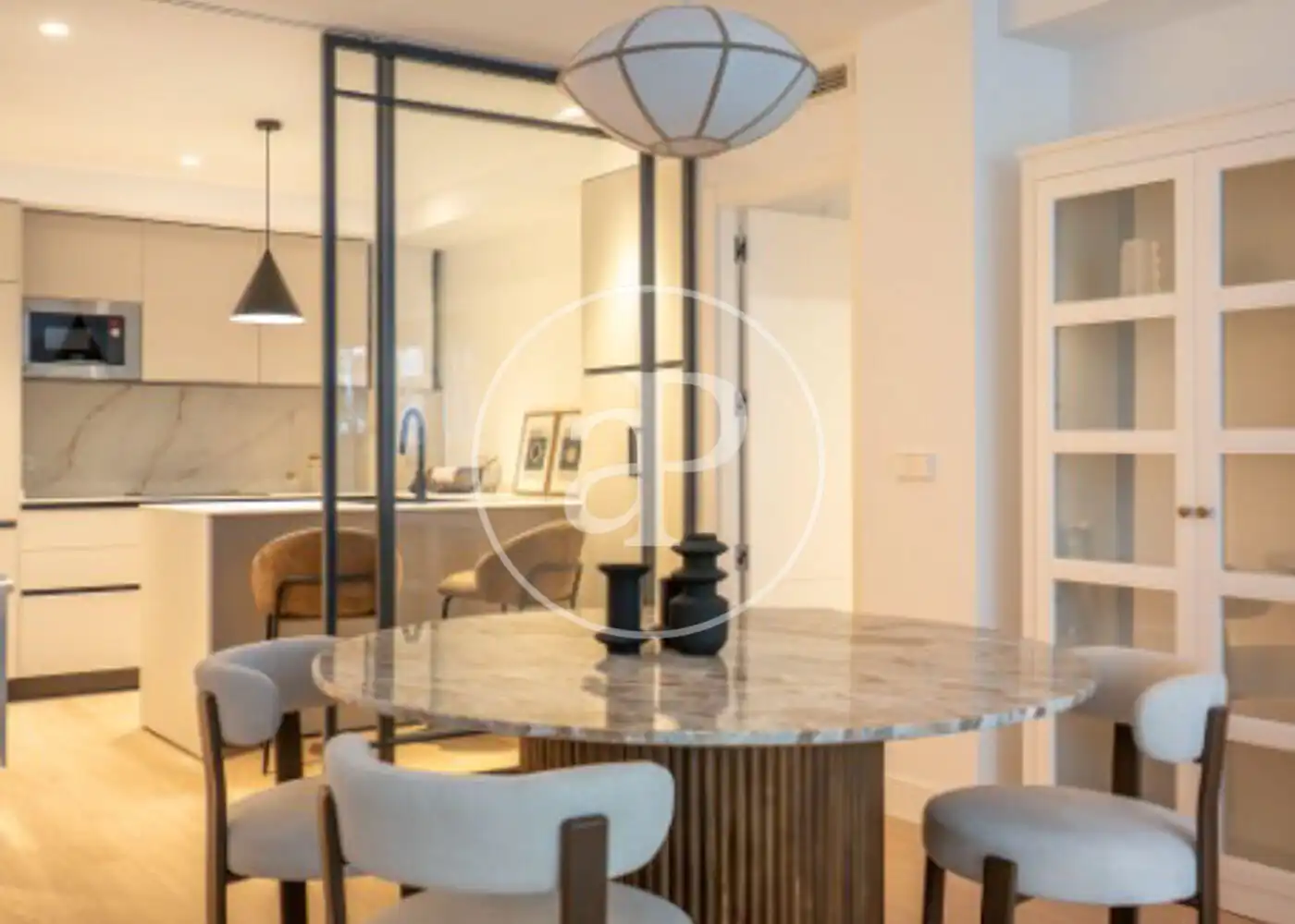 Dining room of Flat for sale in Madrid  with Air Conditioner, Heating and Furnished