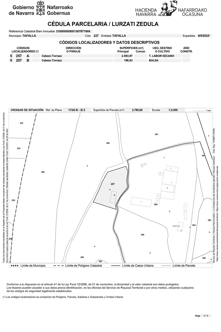 Rural land for sale in Tafalla - CARRETERA MADRID, imagen 38