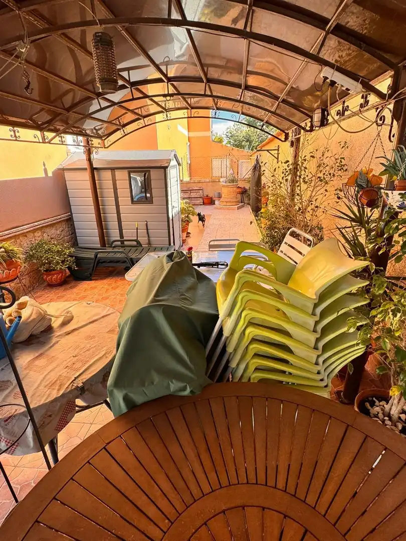 Terrassa de Casa o xalet en venda en Cartagena amb Calefacció, Jardí privat i Piscina