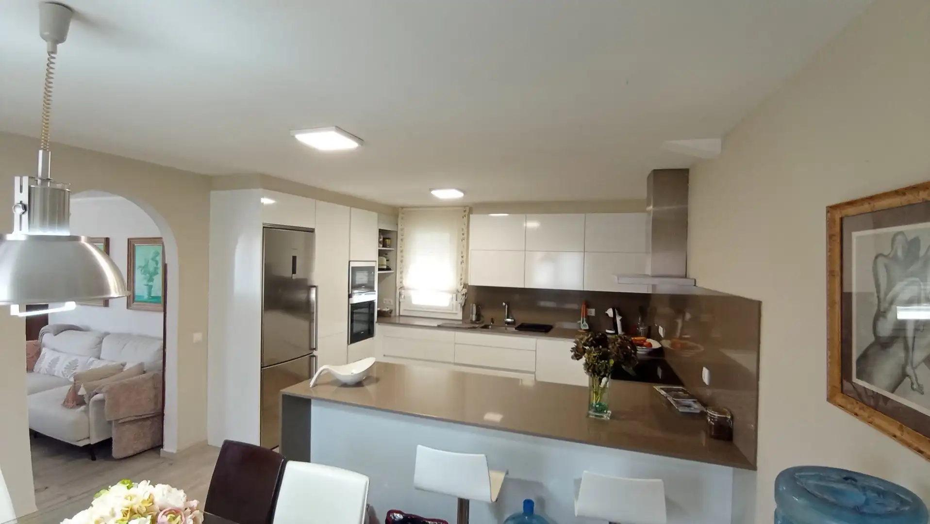Cocina de Casa o chalet en venta en Ponte Caldelas con Calefacción, Jardín privado y Parquet