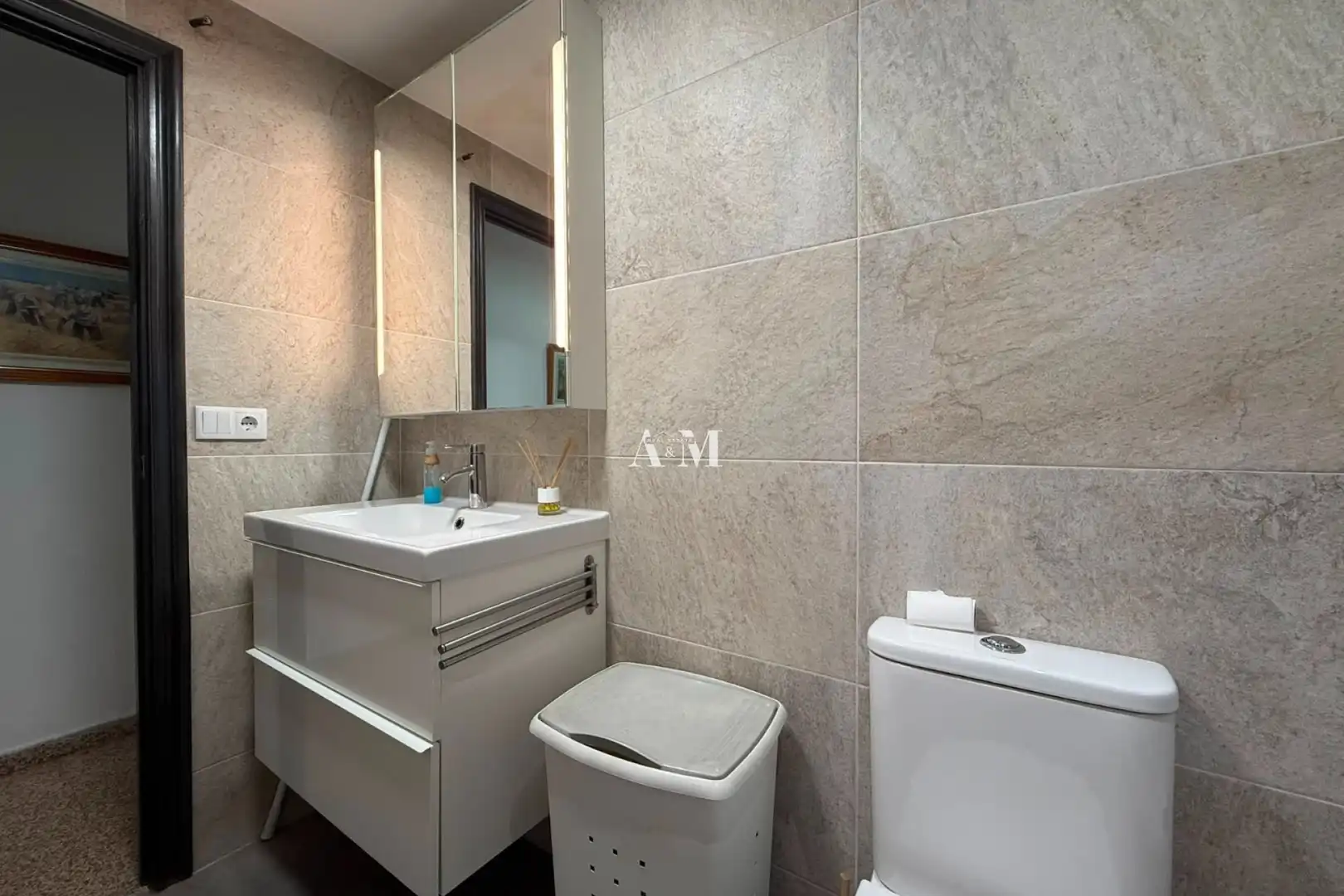 Baño de Apartamento de alquiler en Almoradí con Calefacción, Terraza y Amueblado