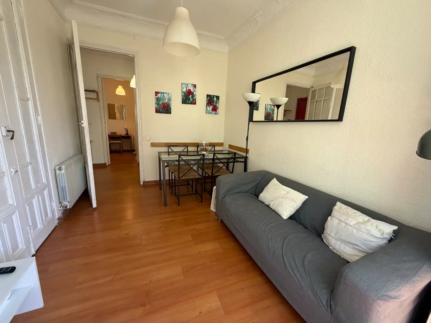 Wohnzimmer von Wohnung zur Miete in Madrid mit Heizung, Abstellraum und Möbliert
