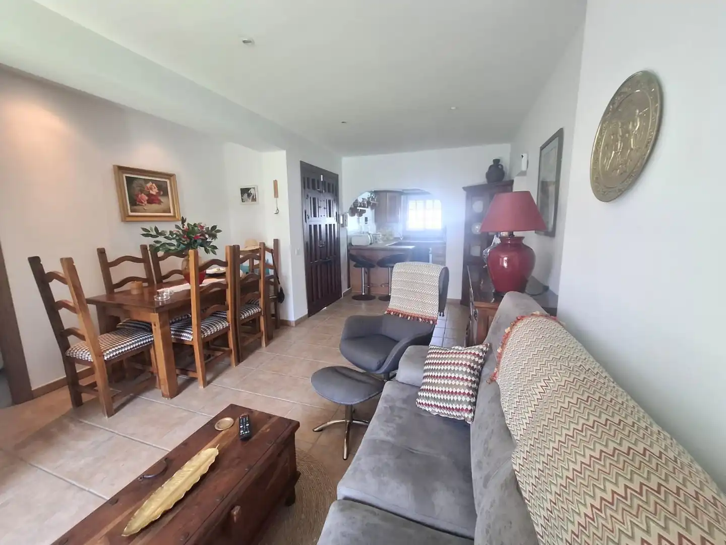 Living room of Houses for sale in Málaga  with Air Conditioner, Private garden and Swimming Pool