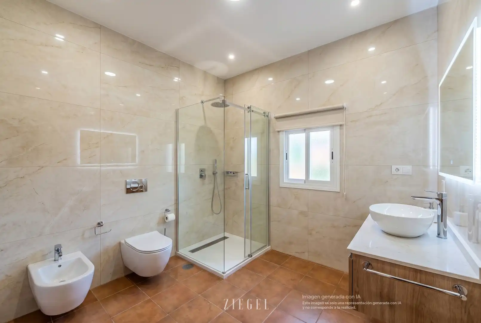 Bany de Casa o xalet en venda en Santa Brígida amb Jardí privat, Terrassa i Balcó