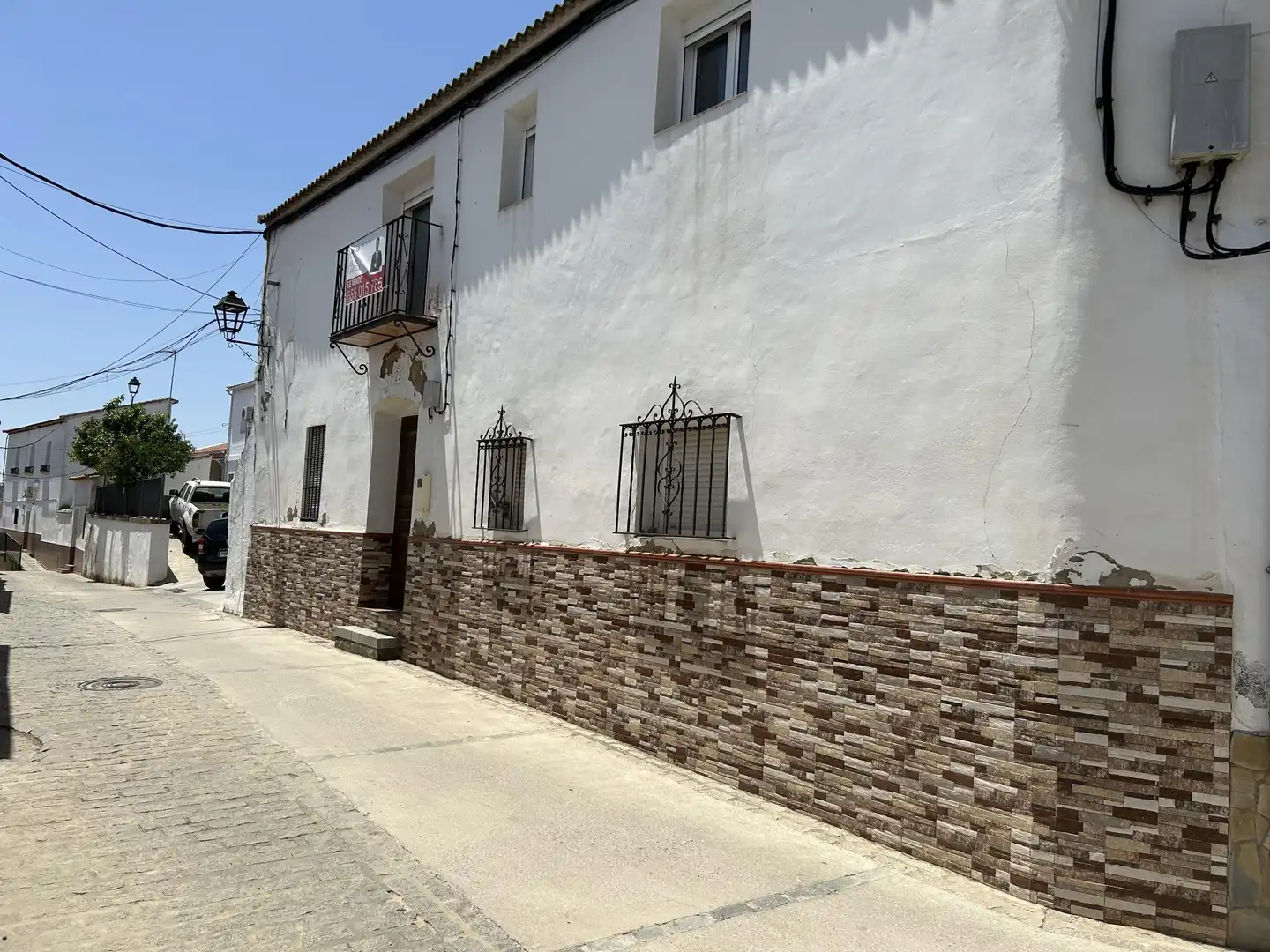 Vista exterior de Casa adosada en venda en Las Navas de la Concepción