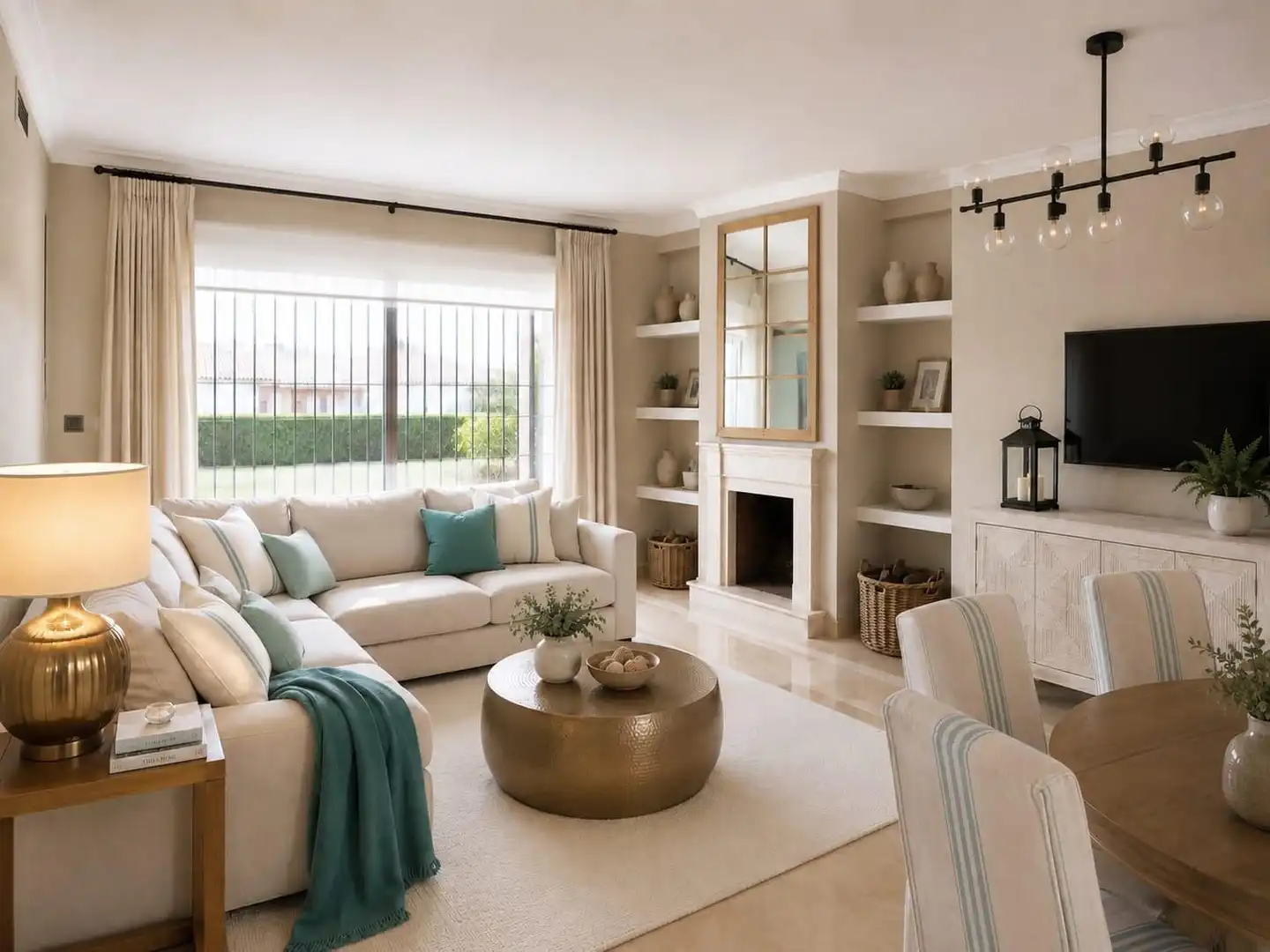 Wohnzimmer von Wohnung zum Verkauf in Marbella mit Heizung, Terrasse und Gemeinschaftspool
