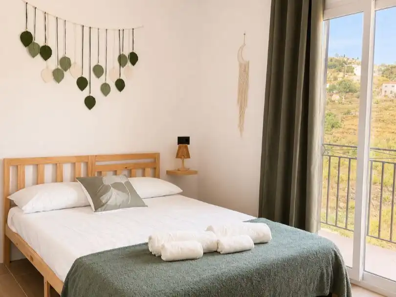 Bedroom of Flat for rent in Torrox  with Air Conditioner, Furnished and Balcony
