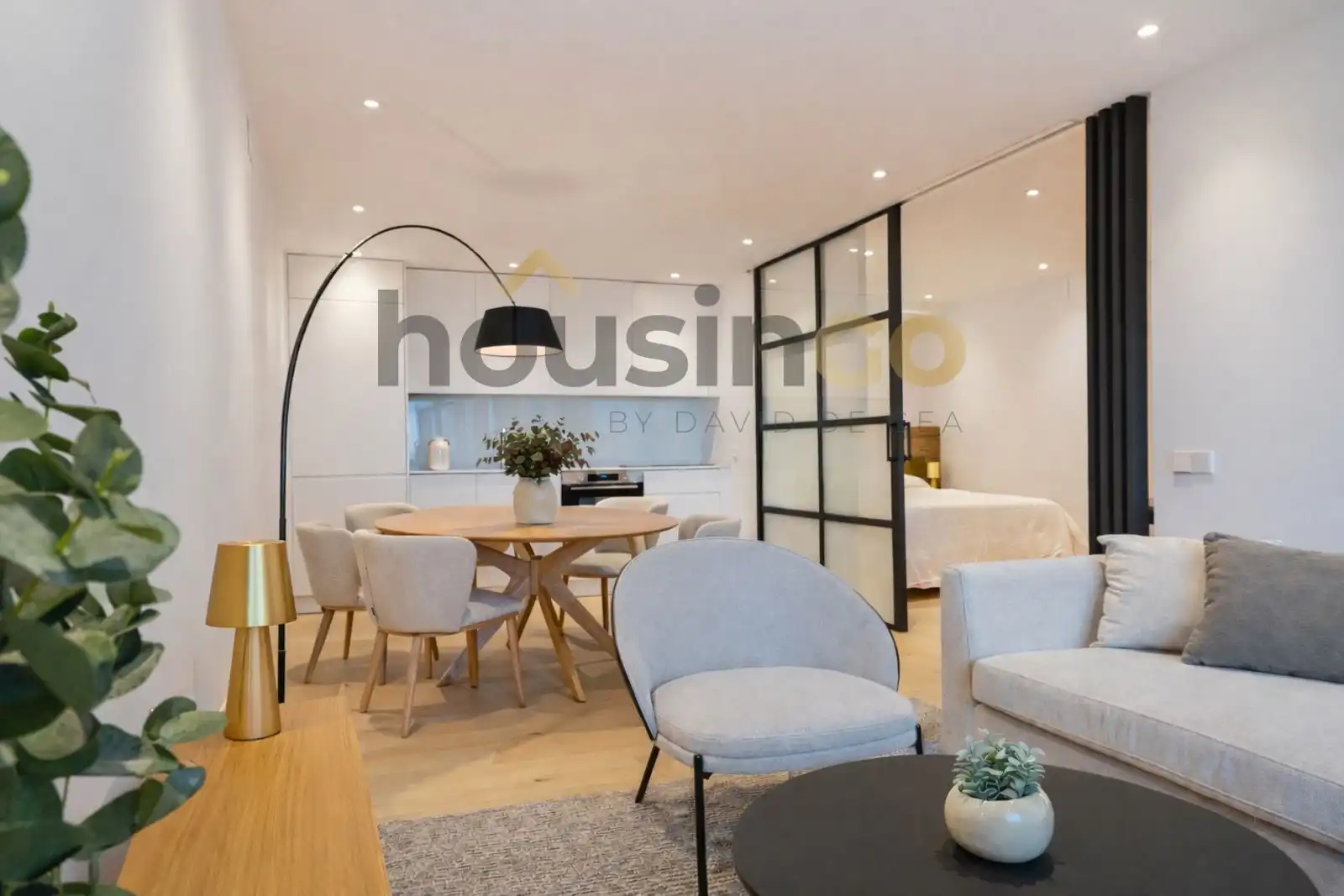 Wohnzimmer von Wohnungen zur Miete in Madrid mit Klimaanlage, Heizung und Parkett