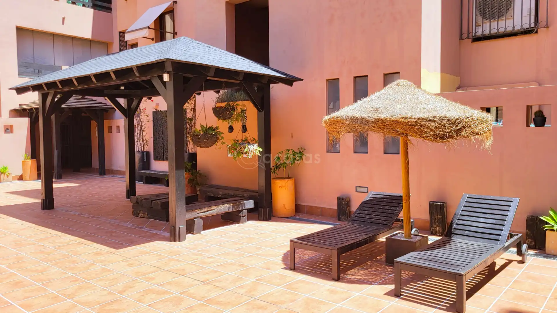Terrace of Flat for sale in Benalmádena  with Air Conditioner, Terrace and Furnished