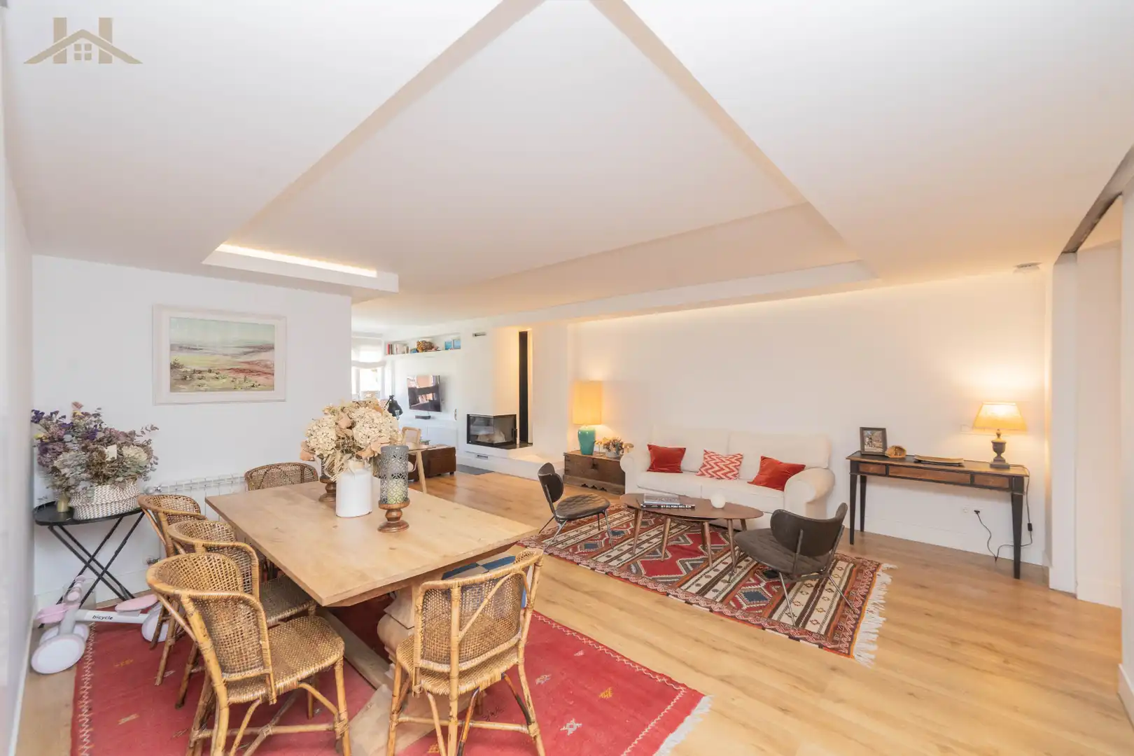 Sala de estar de Piso en venta en Majadahonda con Aire acondicionado, Calefacción y Parquet