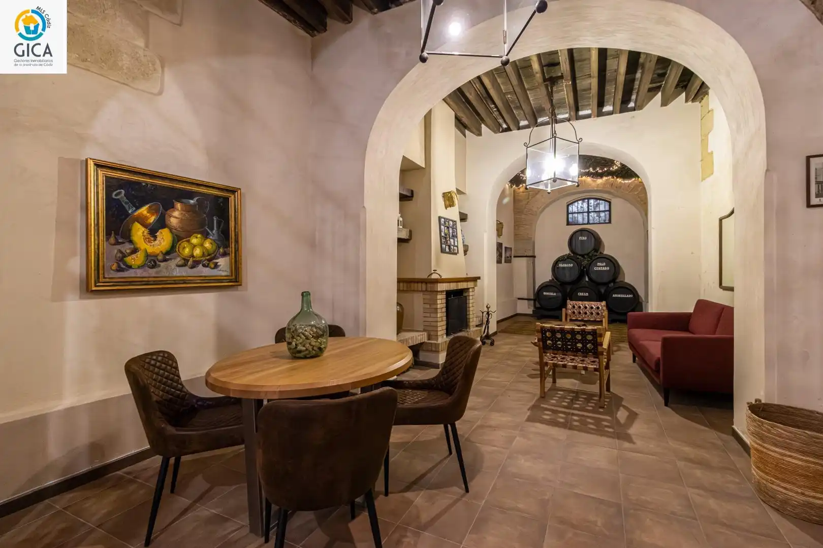 Dining room of Houses for sale in Jerez de la Frontera  with Air Conditioner, Heating and Storage room