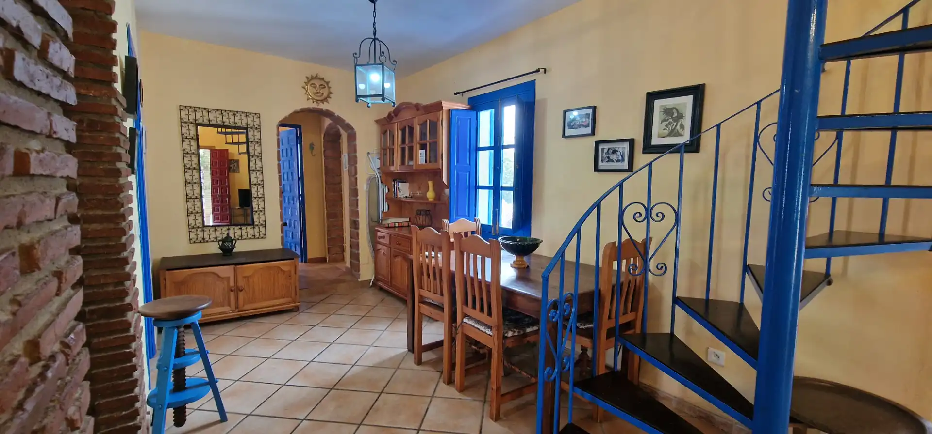 Comedor de Finca rústica en venta en Alhaurín El Grande con Aire acondicionado, Calefacción y Jardín privado