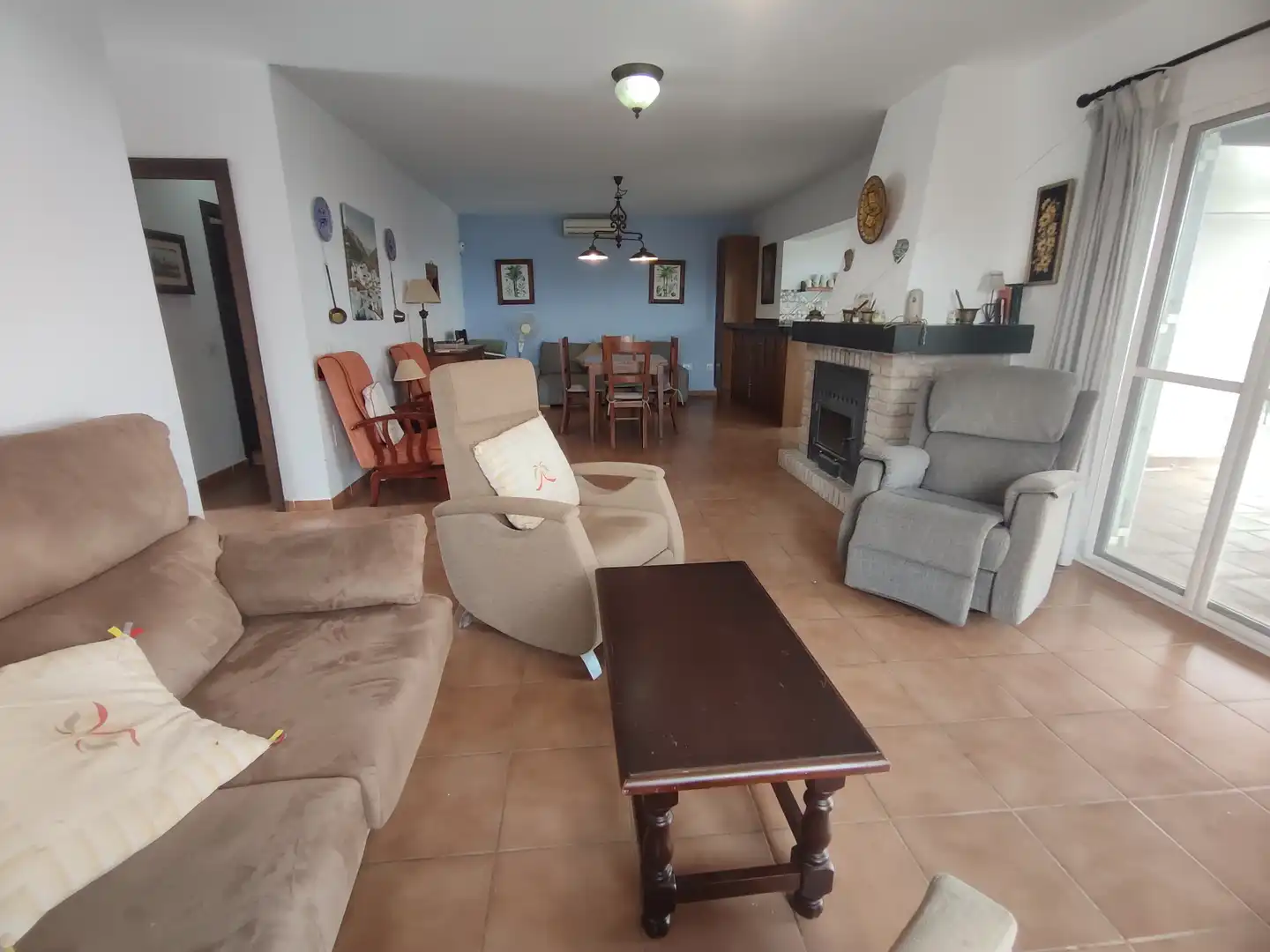 Sala de estar de Finca rústica en venta en Vélez-Málaga con Jardín privado, Terraza y Piscina