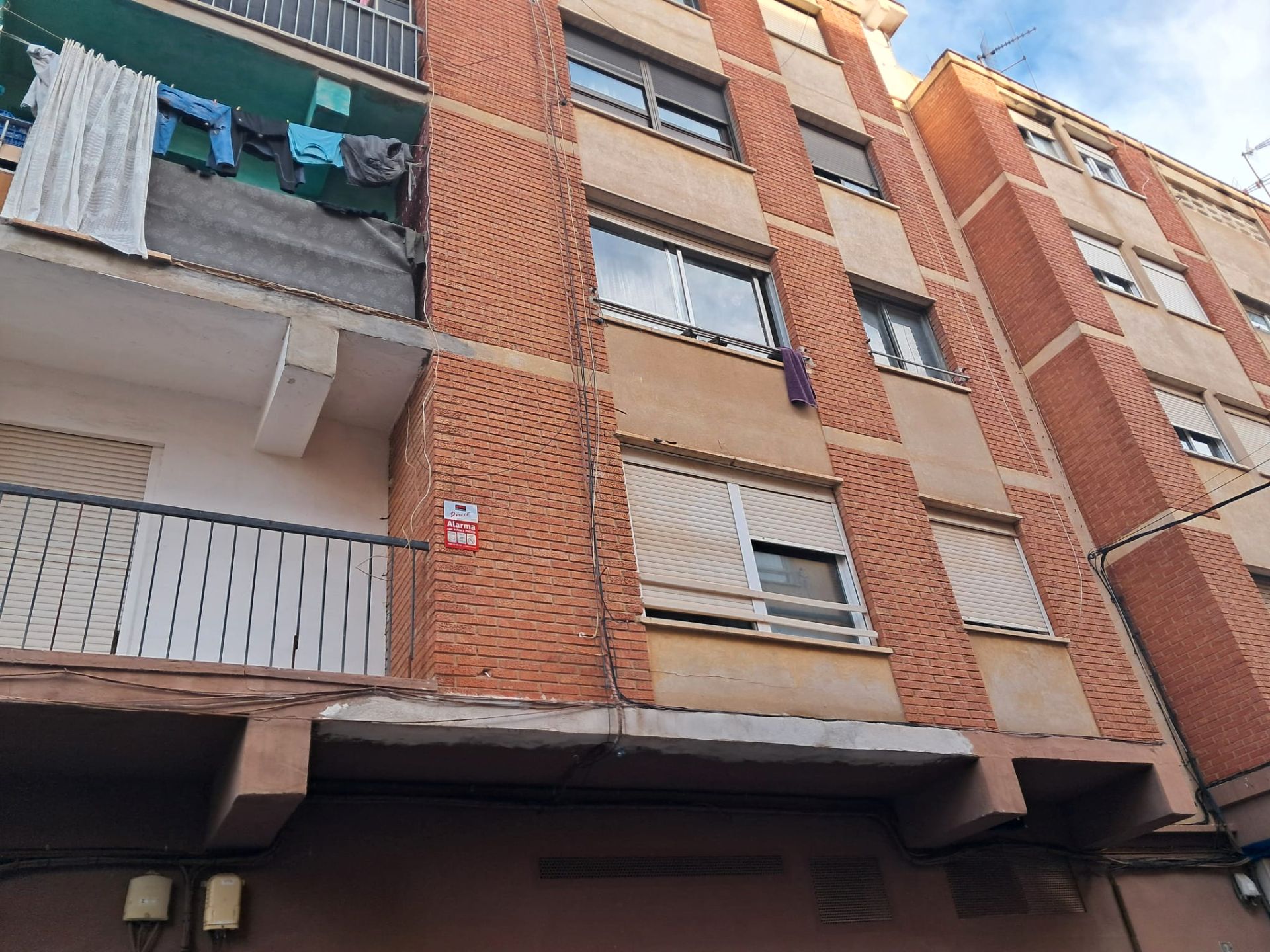 Exterior view of Flat for sale in Carlet  with Parquet flooring, Terrace and Furnished