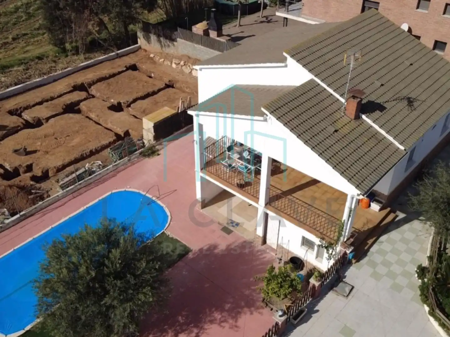 Vista exterior de Casa o chalet en venta en Piera con Aire acondicionado, Jardín privado y Terraza