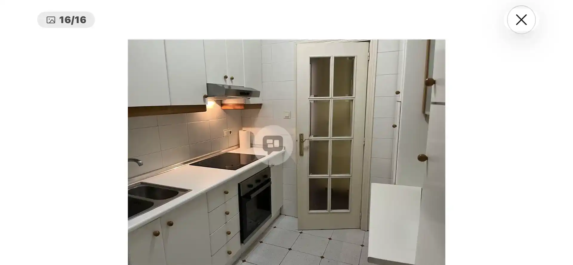 Cuina de Pis en venda en Murcia amb Aire condicionat, Jardí privat i Parquet