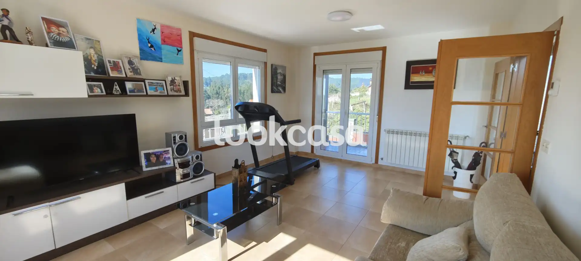 Sala de estar de Casa o chalet en venta en Meis con Calefacción, Jardín privado y Parquet