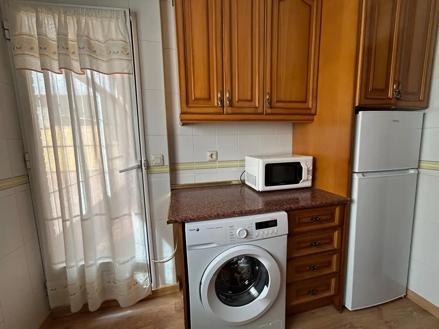 Küche von Wohnung zur Miete in Malagón mit Klimaanlage, Heizung und Ofen