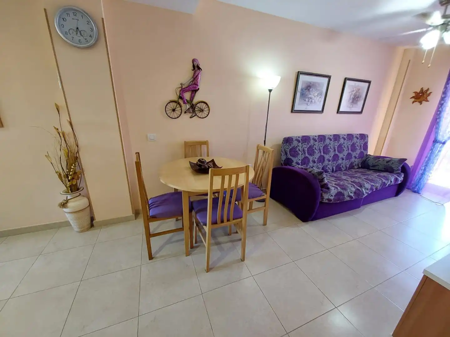 Sala de estar de Apartamento en venta en Oropesa del Mar / Orpesa con Aire acondicionado, Calefacción y Terraza