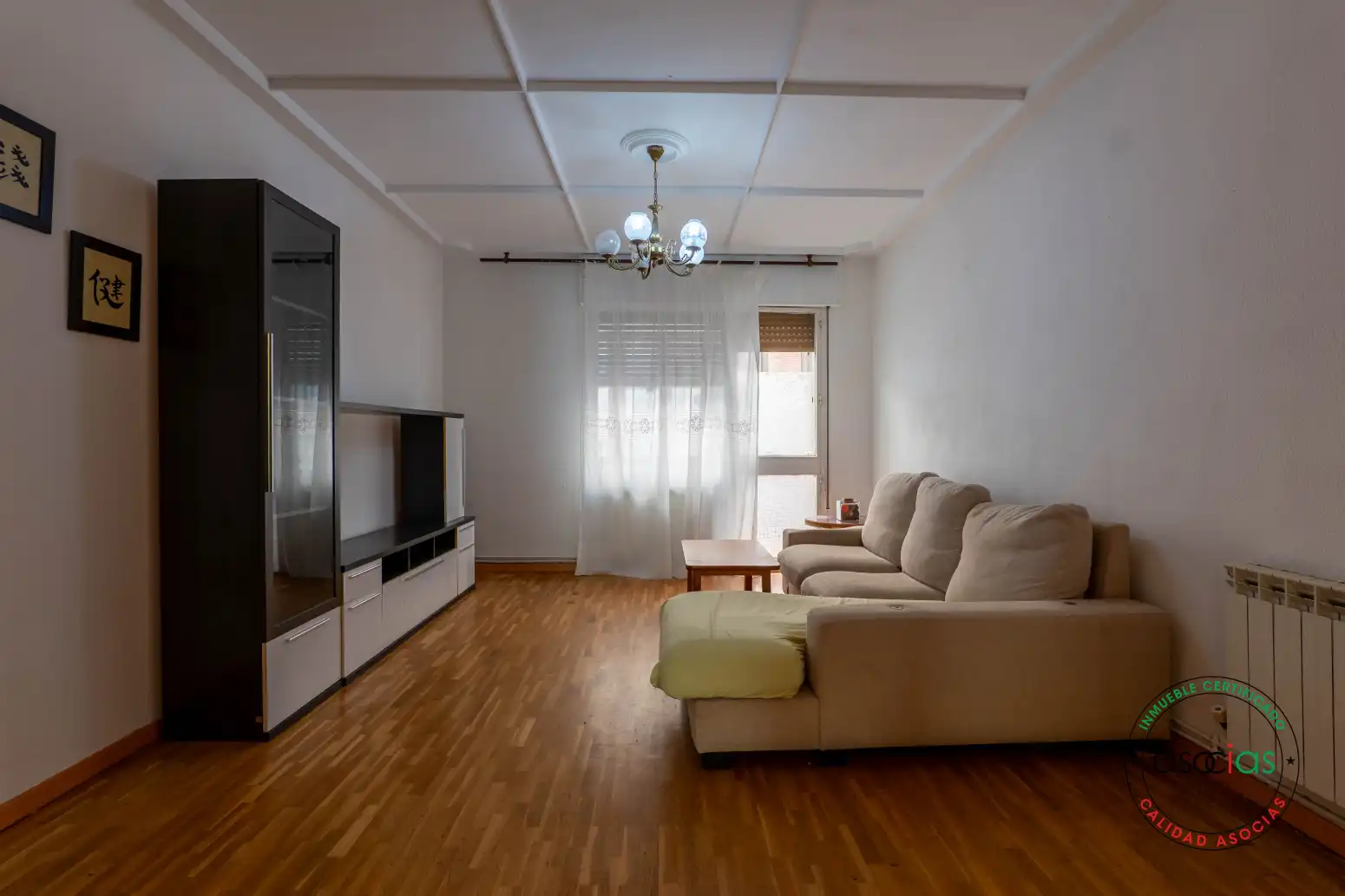 Sala d'estar de Pis en venda en Gijón  amb Calefacció i Parquet