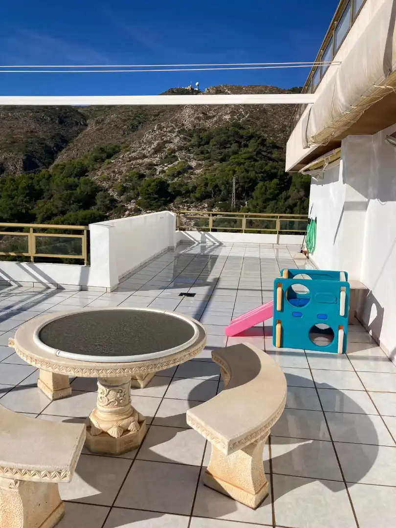Terrace of Attic for rent in Cullera  with Terrace, Furnished and Community pool