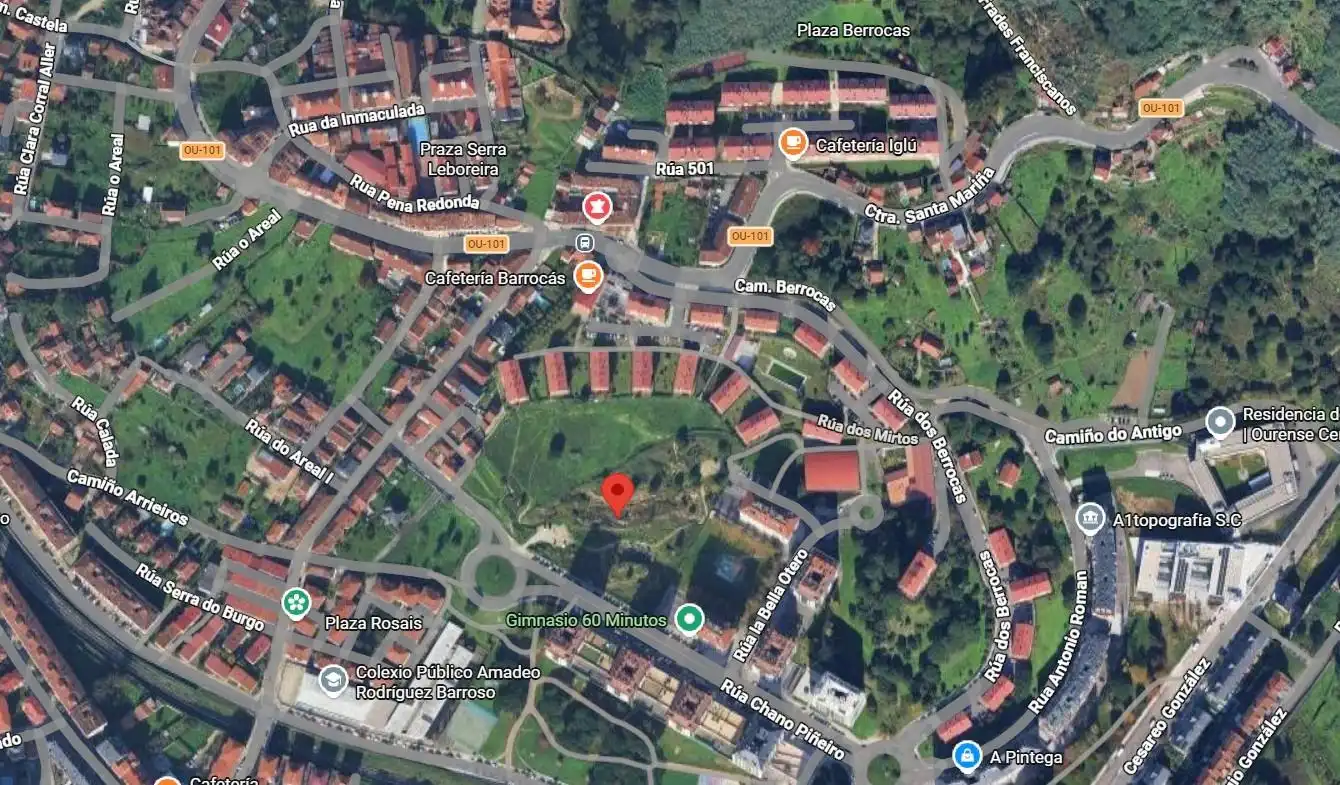 Vista exterior de Residencial en venda en Ourense Capital 