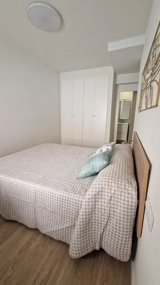 Schlafzimmer von Wohnung zur Miete in Moncada mit Klimaanlage, Terrasse und Möbliert