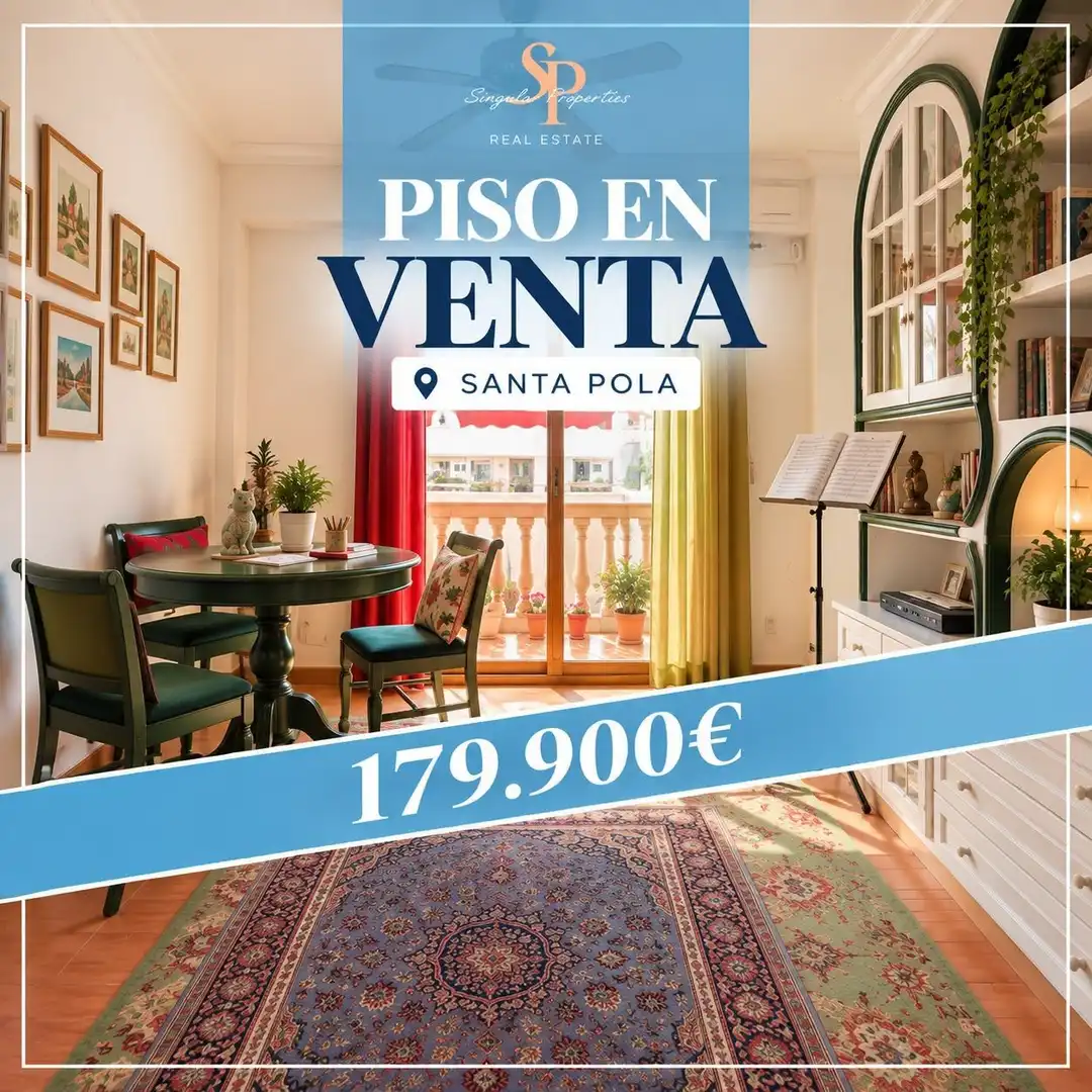 Flat for sale in Santa Pola ciudad