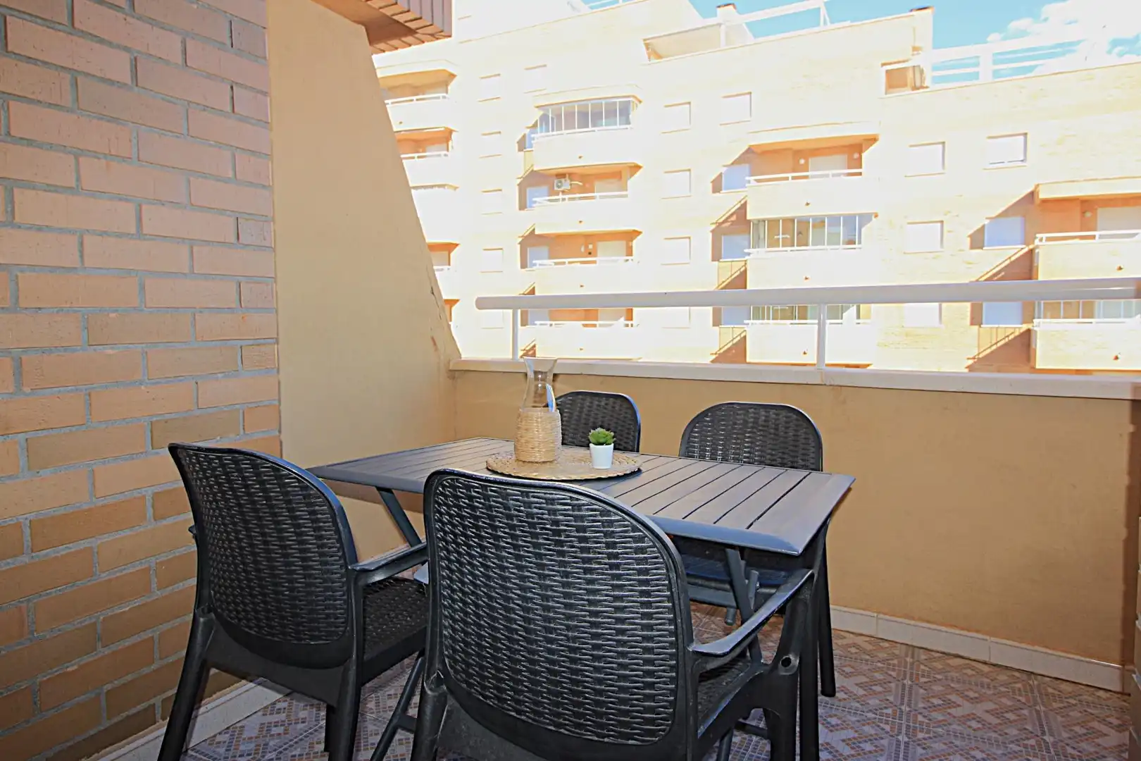 Terraza de Apartamento en venta en Oropesa del Mar / Orpesa con Jardín privado, Terraza y Amueblado
