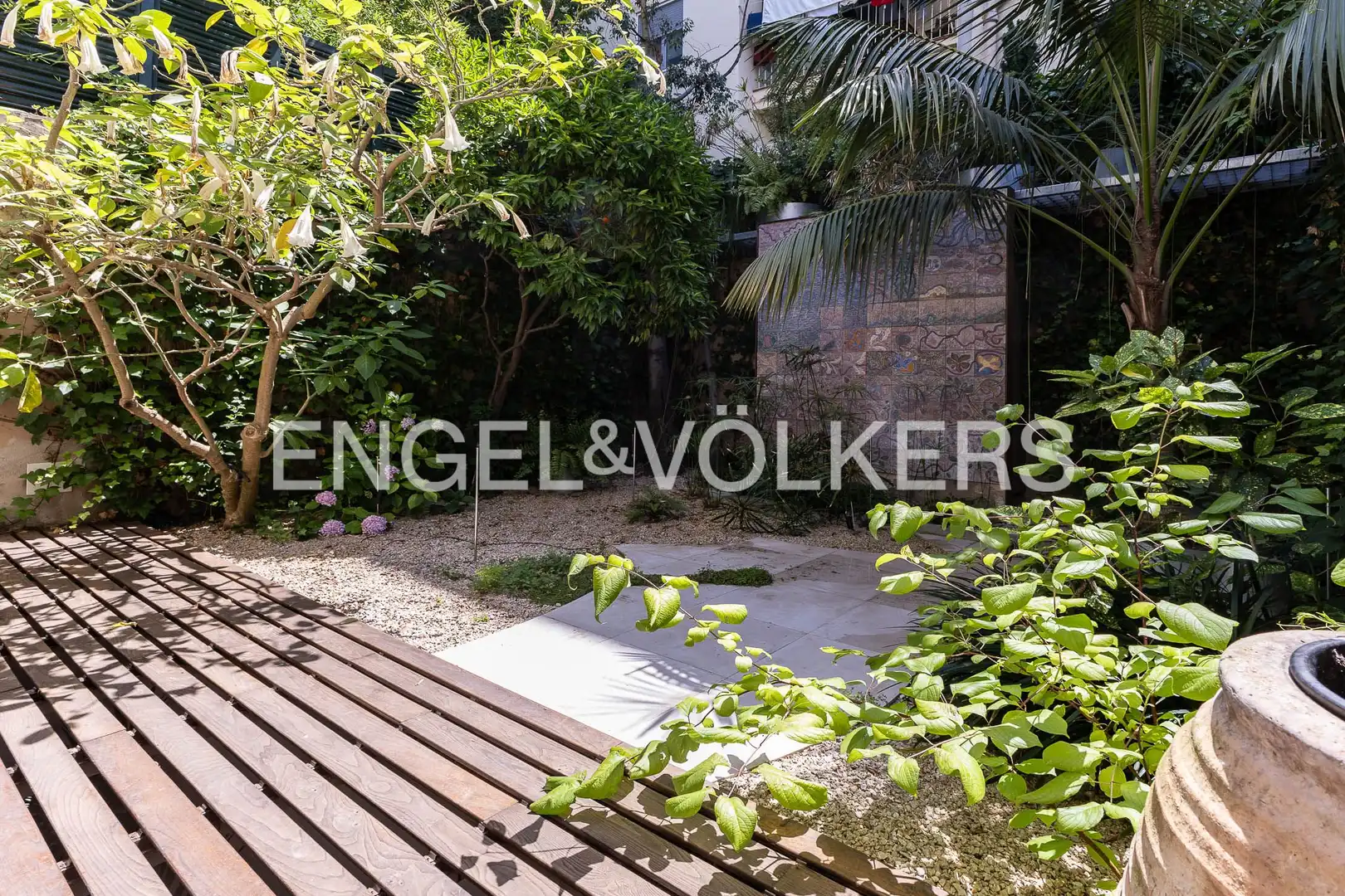 Terrace of Houses for rent in Barcelona  with Air Conditioner, Heating and Private garden
