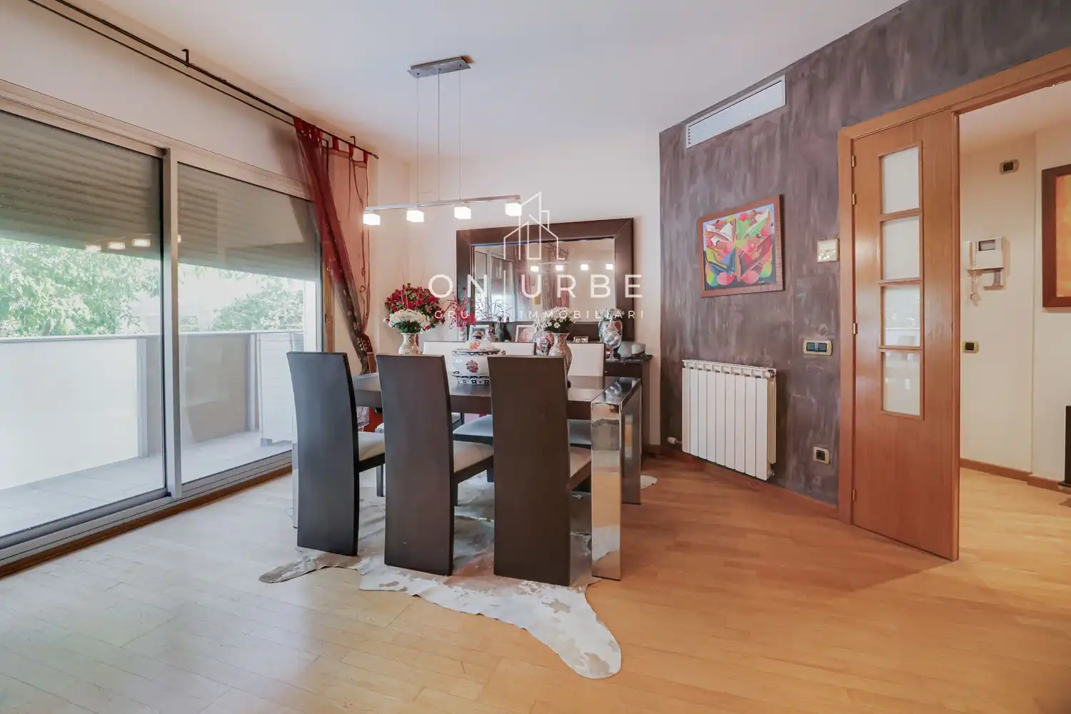Esszimmer von Wohnung zum Verkauf in Barcelona mit Klimaanlage, Terrasse und Abstellraum