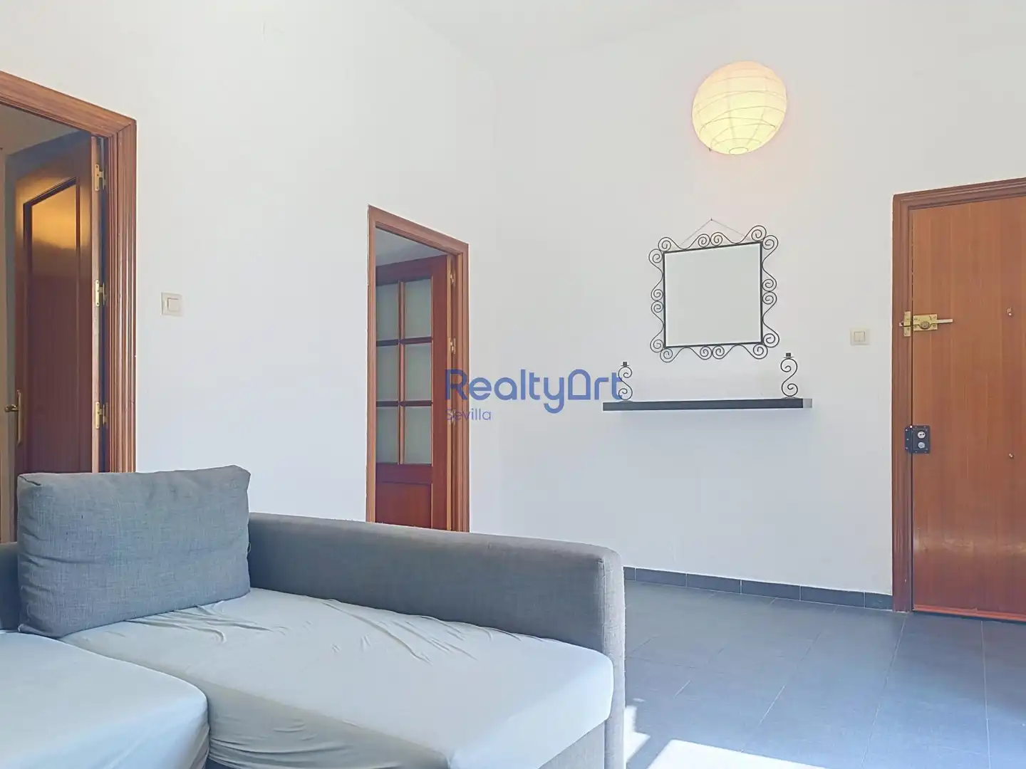Sala de estar de Piso de alquiler en Sevilla con Aire acondicionado, Terraza y Amueblado