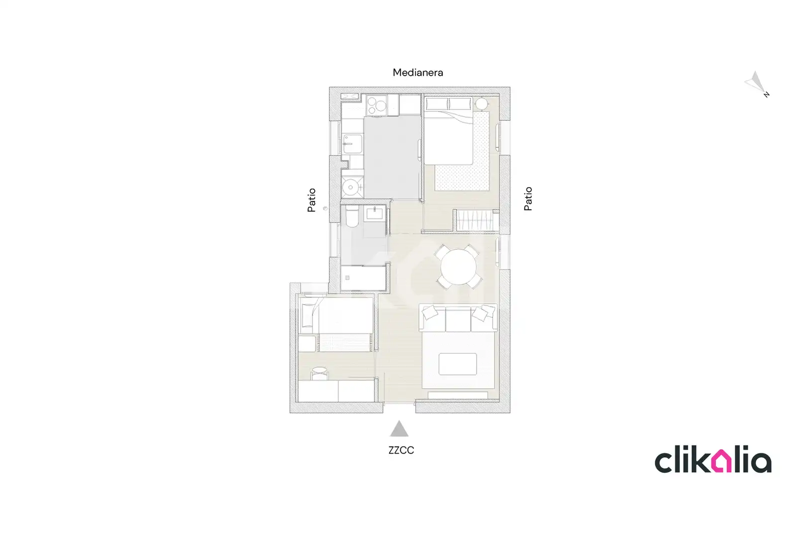 Flat for sale in Madrid  with Heating