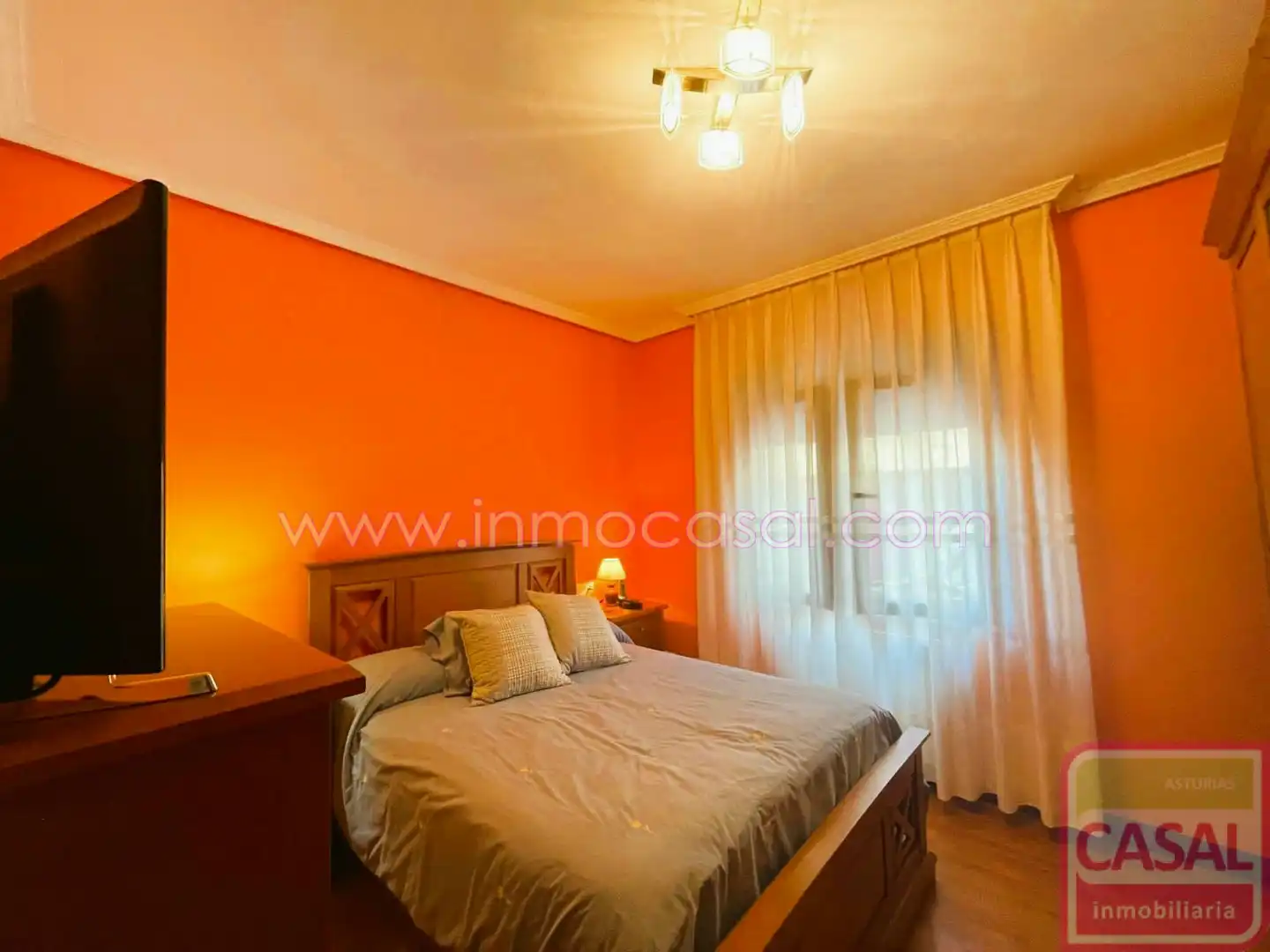 Bedroom of Flat for sale in Mieres (Asturias)  with Heating, Storage room and Furnished